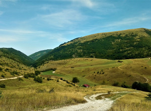 foto del paesaggio visibile dal percorso B15e