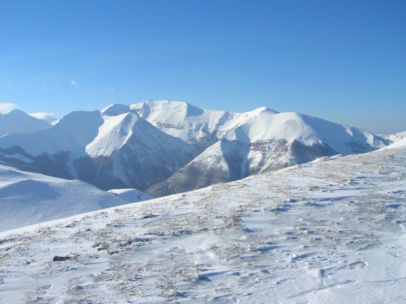 Monte Rotondo e Monte Pietralata in inverno