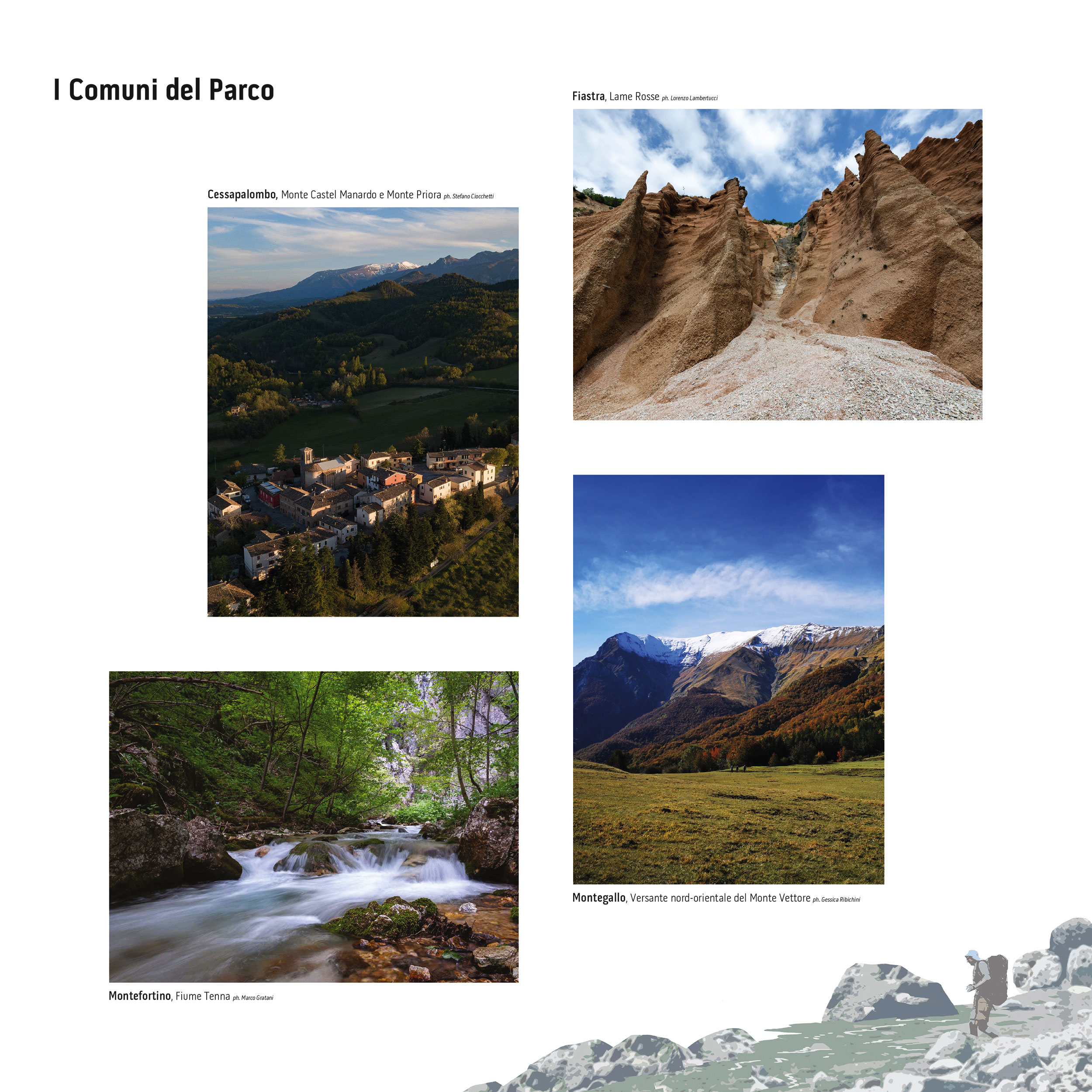Cessapalombo, Fiastra, Montefortino e Montegallo