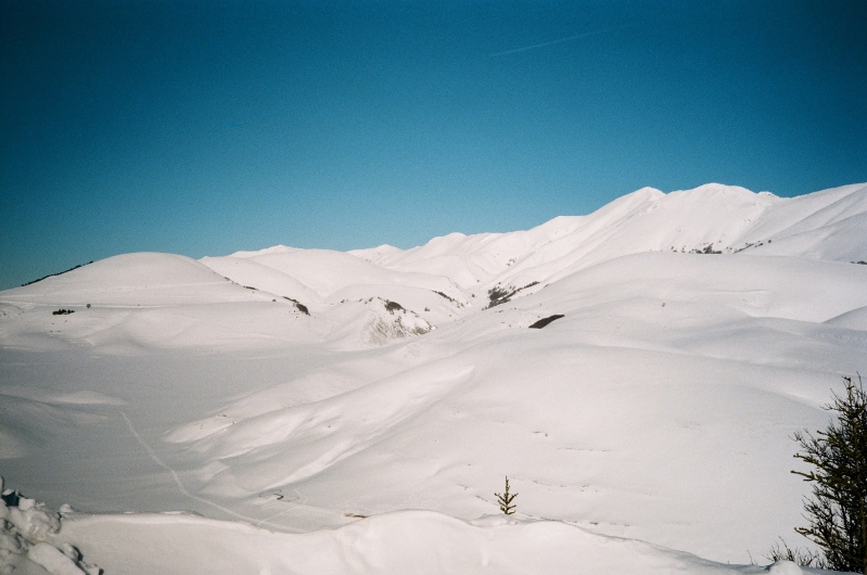 Veduta sul versante ovest: candore