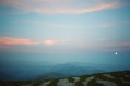 Alba lunare dalla cima del Vettore