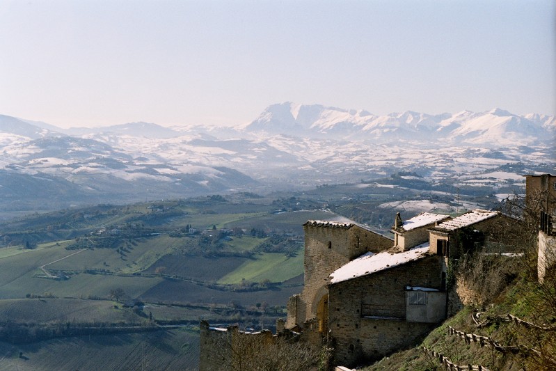 Tetti e cime a gennaio