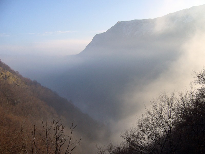 Bruma sulla Valle dell'Ambro
