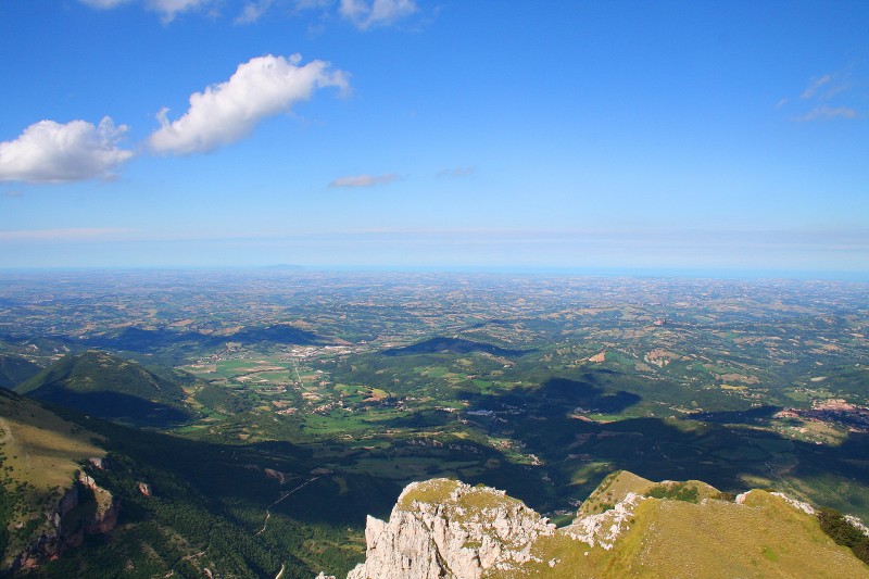 Panorama con vista sul Monte Conero