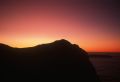 Tramonto dietro a Monte Bove Nord