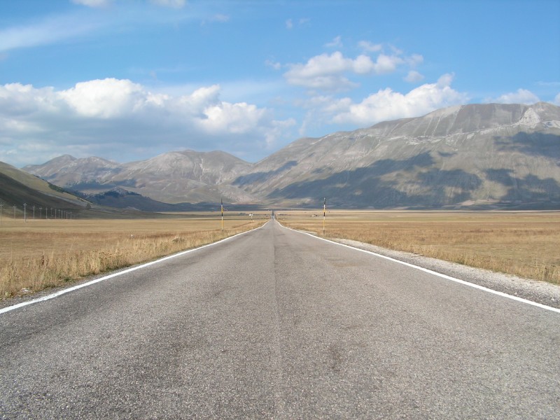 La strada per Castelluccio
