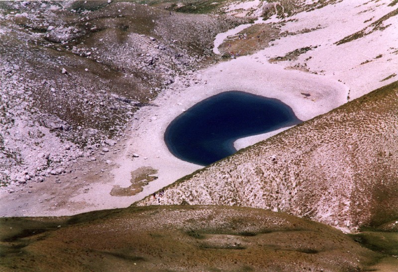 Lago di Pilato visto da Cima del Lago