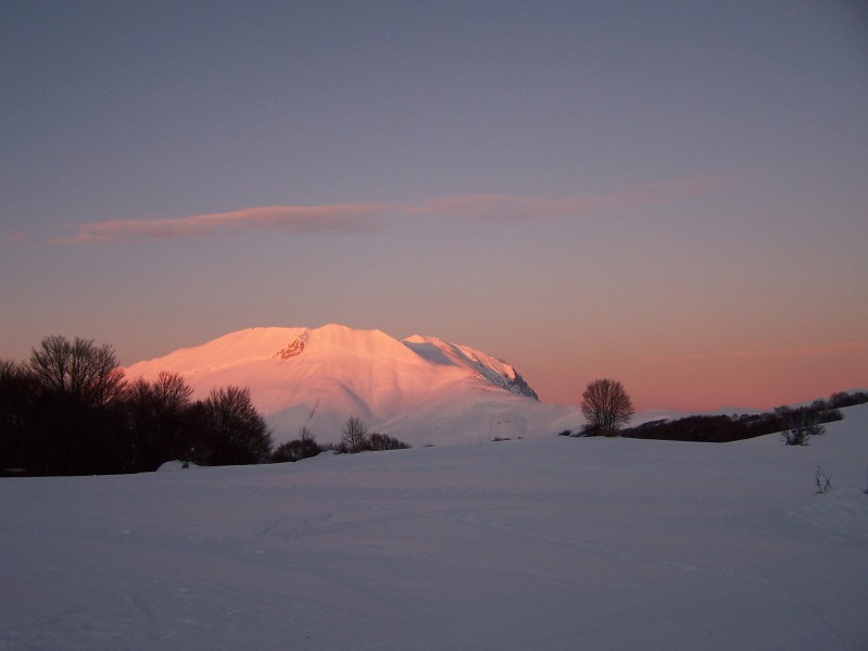 tramonto invernale