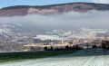 Norcia nella nebbia