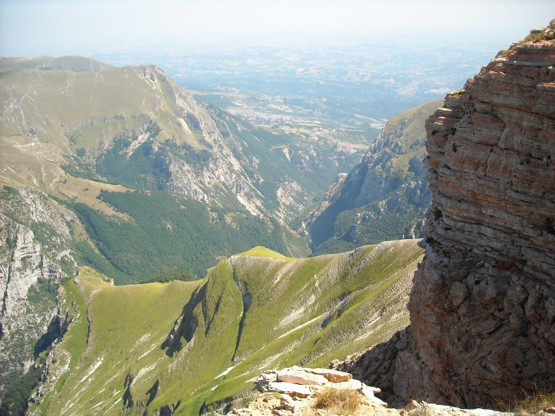 Scorcio verso l'ingresso dell'Infernaccio