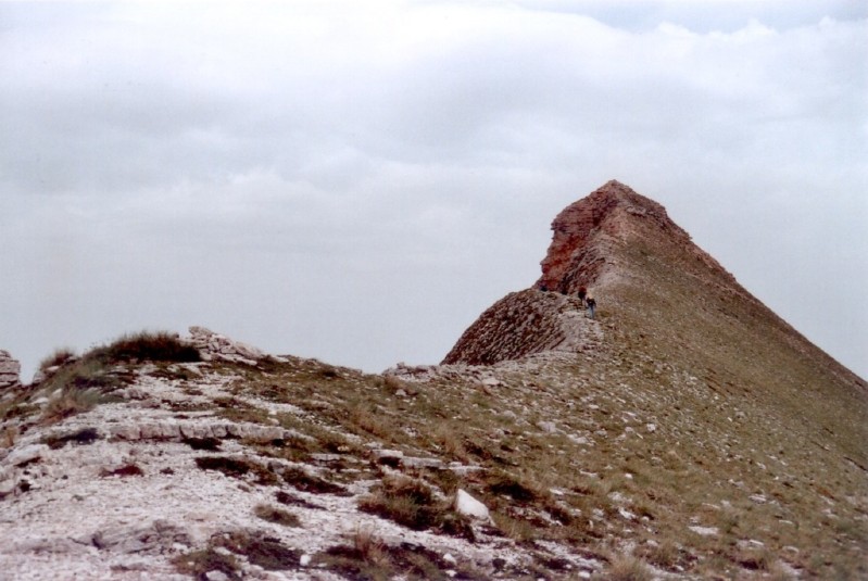 Verso la vetta sulla cresta sud