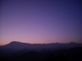 Il caratteristico profilo della Sibilla al tramonto