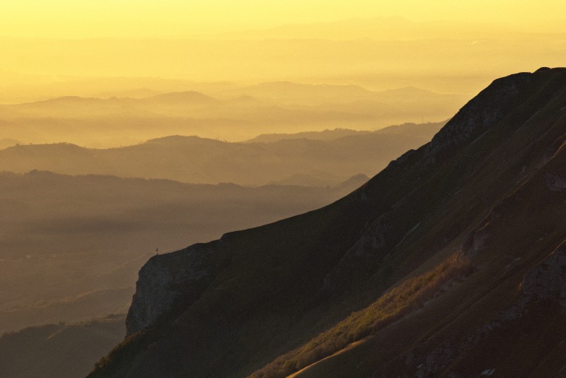  Il versante nord del M.Pizzo all'alba