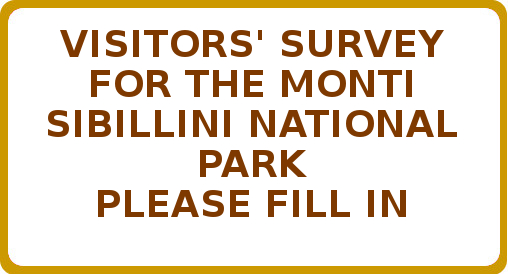 Visitor's survey for the Monti Sibillini National Park